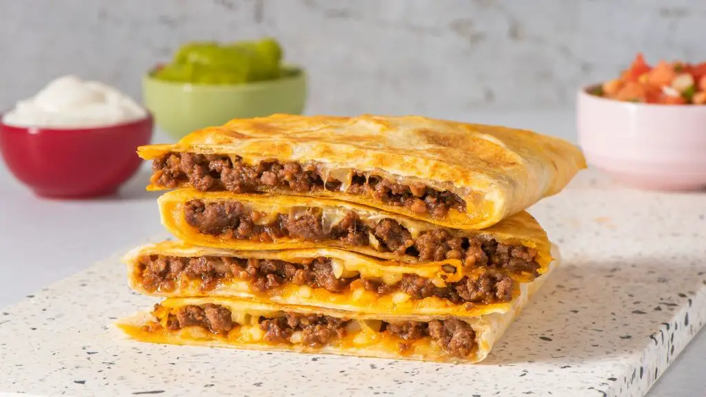 Fast Beef and Cheese Quesadillas