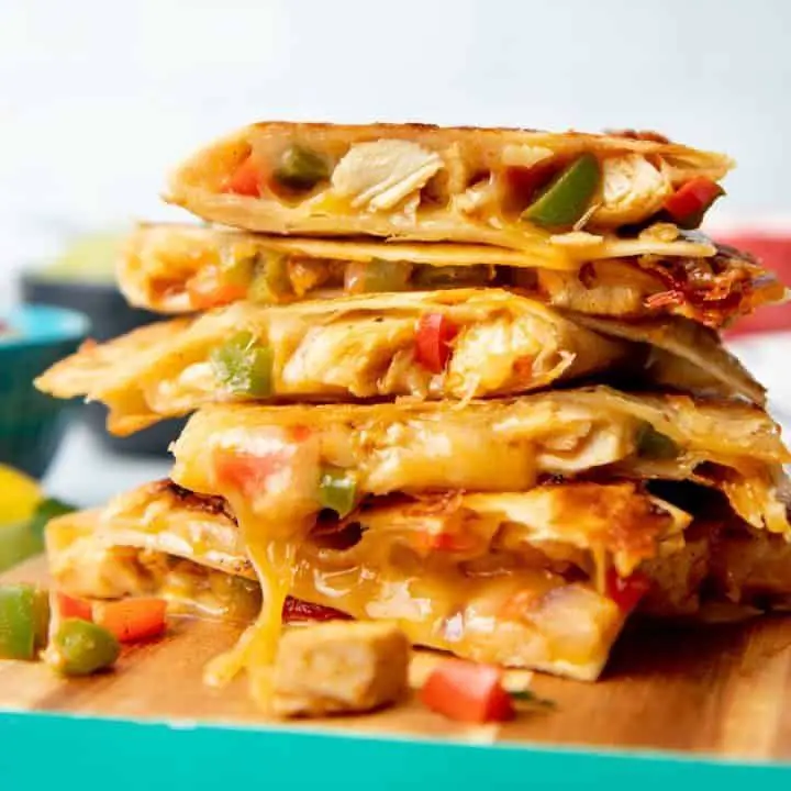 Fast Chicken Quesadilla
