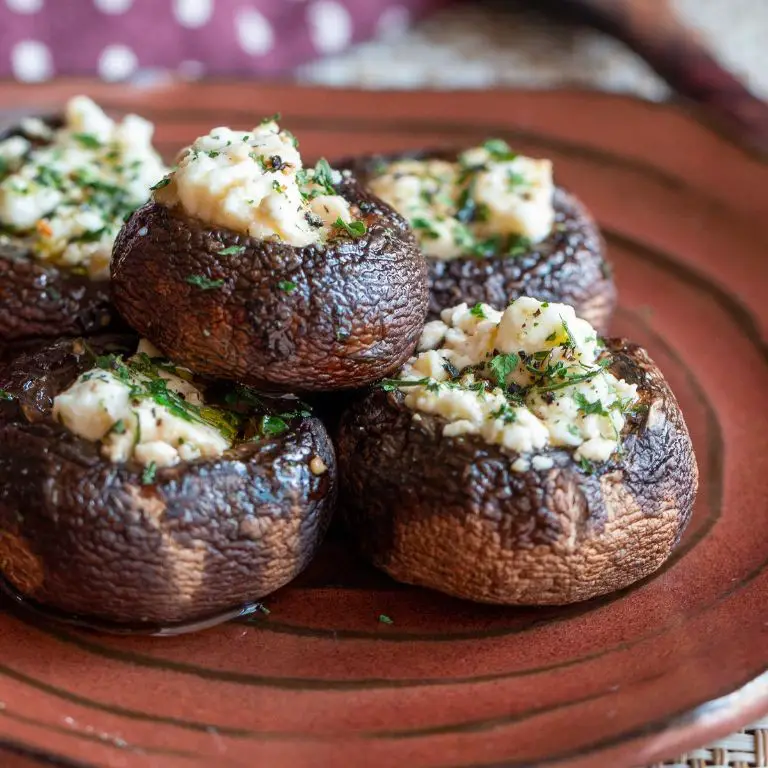 Feta and Herb Stuffed Mushrooms