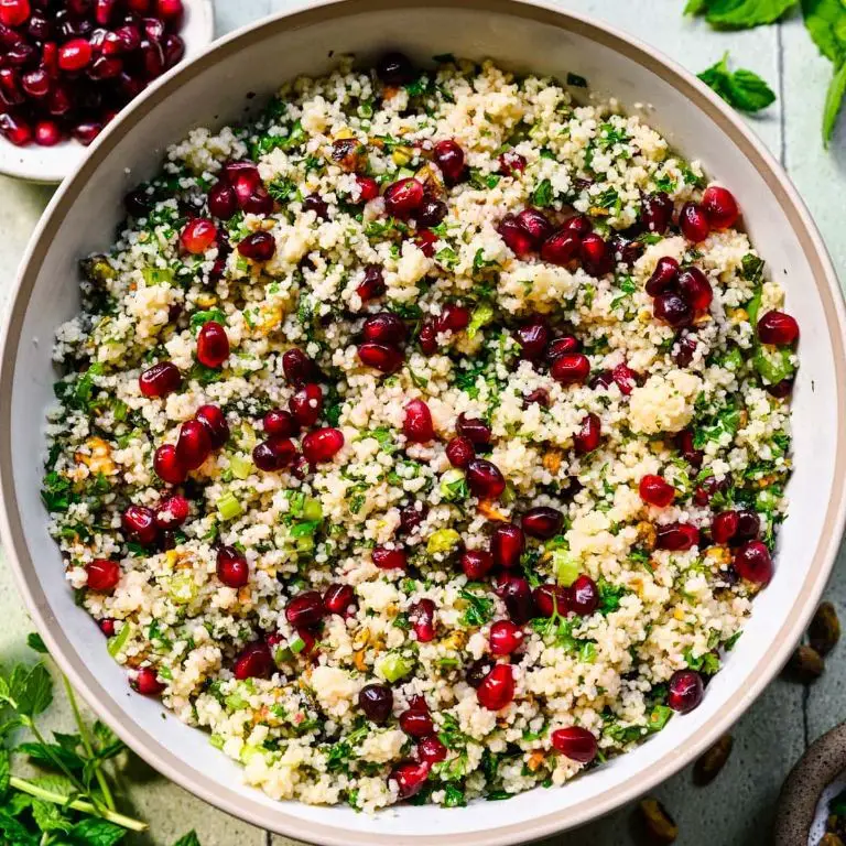 Feta and Pomegranate Couscous Salad