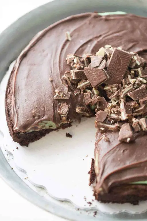Flourless Chocolate Mint Cake