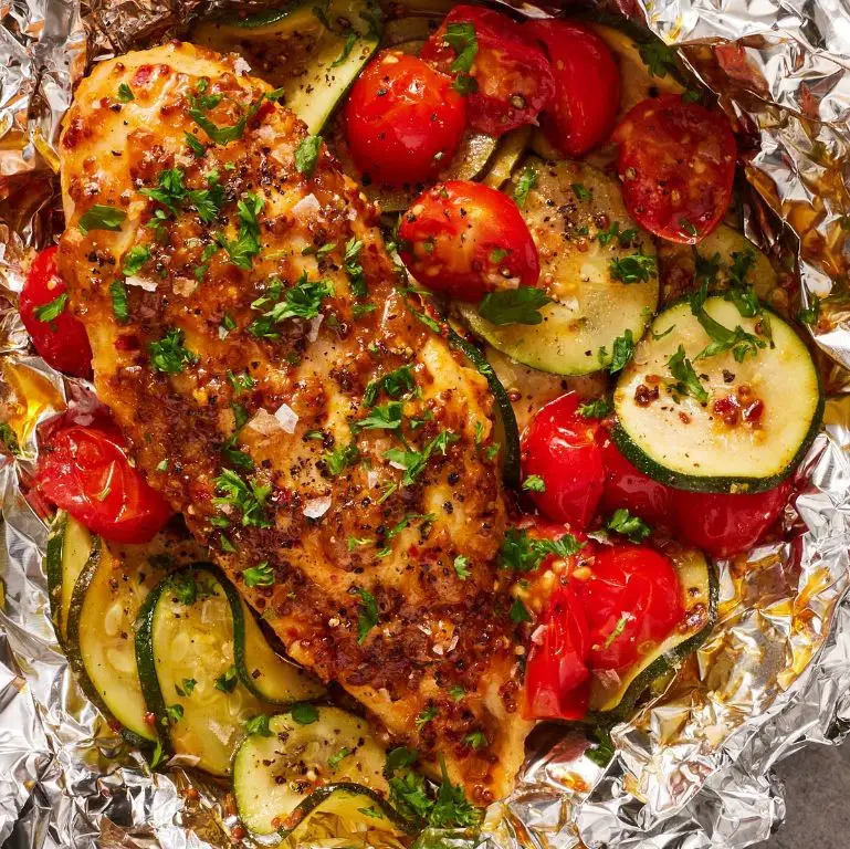 Foil Packet Honey Mustard Chicken