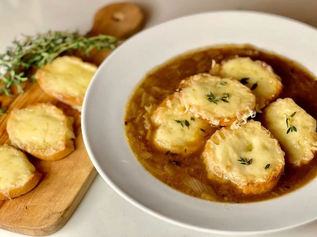 French Onion Soup with Gruyère Cheese