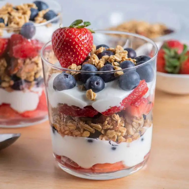 Fruit and Yogurt Parfaits with Granola