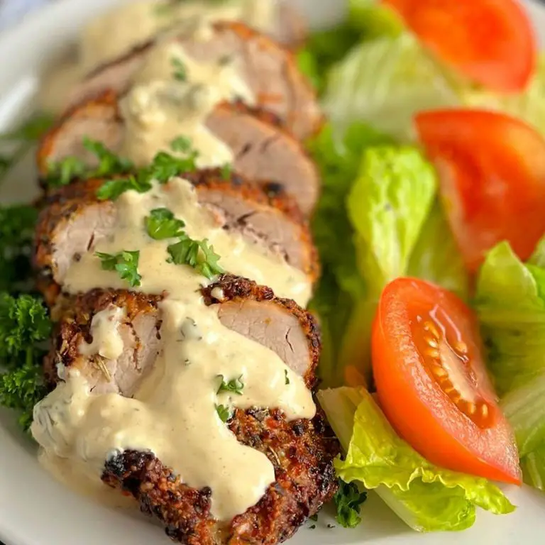 Garlic Parmesan Air Fryer Pork Loin