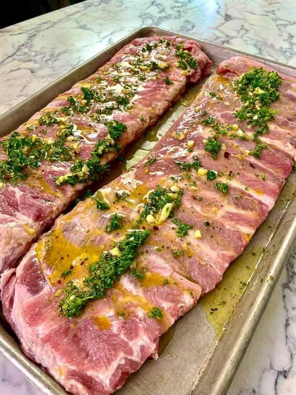 Garlic Parmesan Grilled Ribs