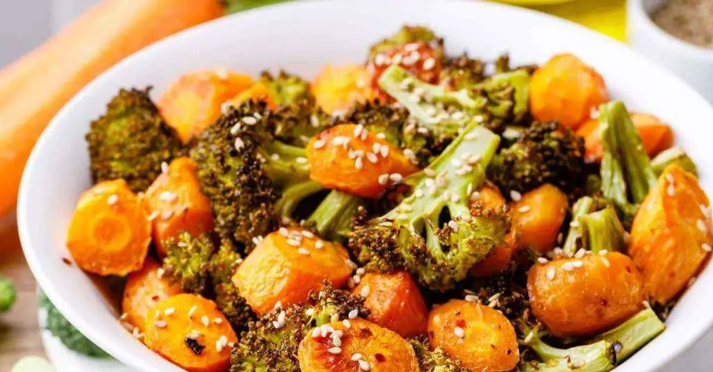 Garlic Roasted Broccoli and Carrot Medley