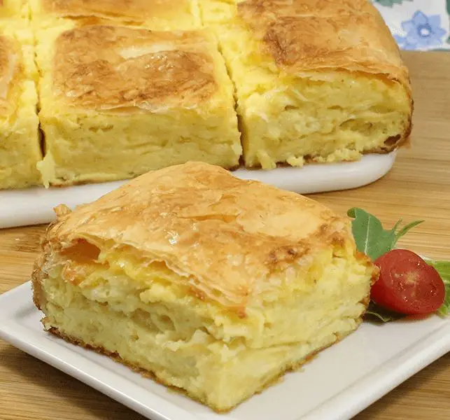 Gibanica with Phyllo Dough and Cheese