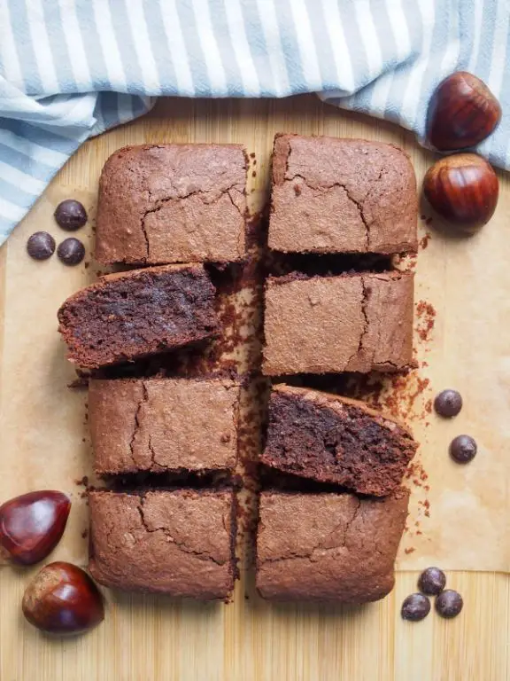 Gluten-Free Chestnut Flour Brownies