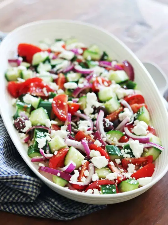 Greek Salad with Feta Cheese