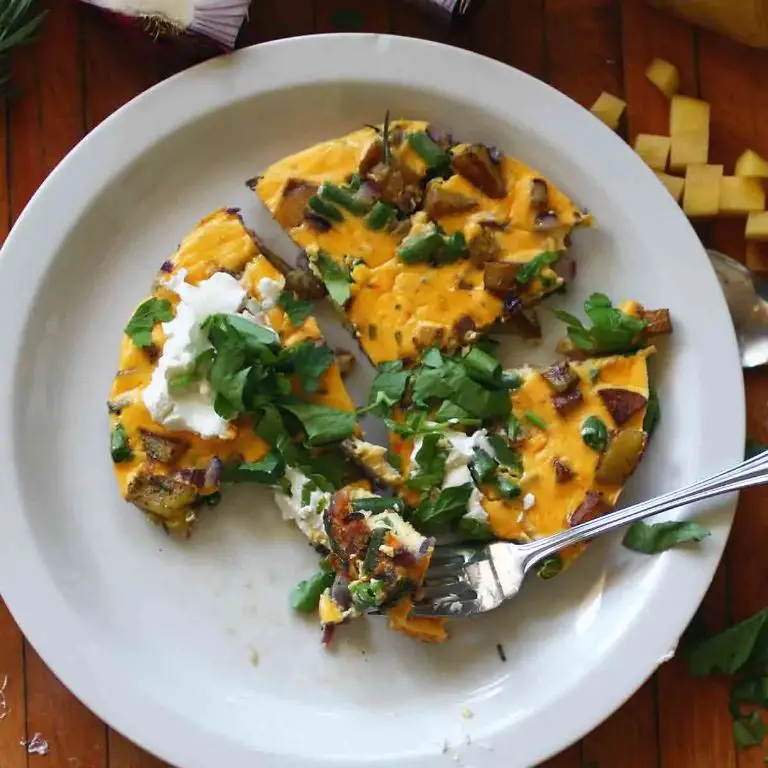 Green Bean and Potato Breakfast Frittata