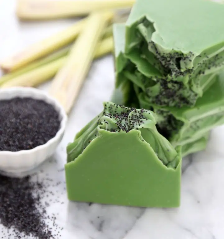 Green Tea and Lemongrass Melt and Pour Soap