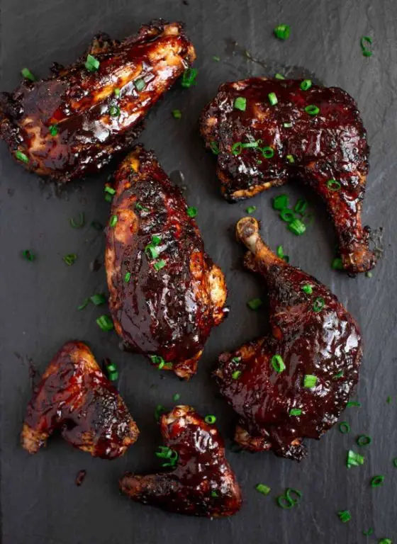 Grilled Chicken with BBQ Glaze