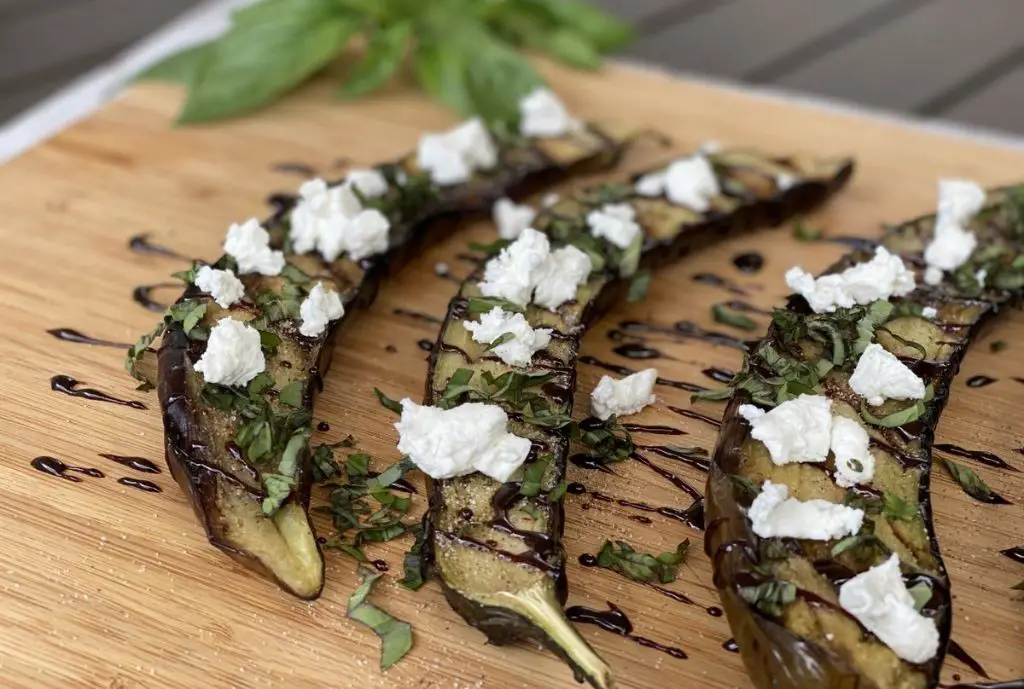 Grilled Eggplant with Balsamic Glaze