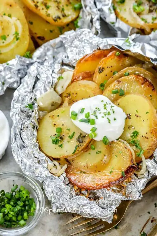 Grilled Foil Packet Potatoes