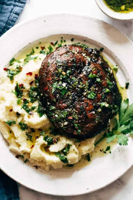 Grilled Portobello Mushrooms with Chimichurri