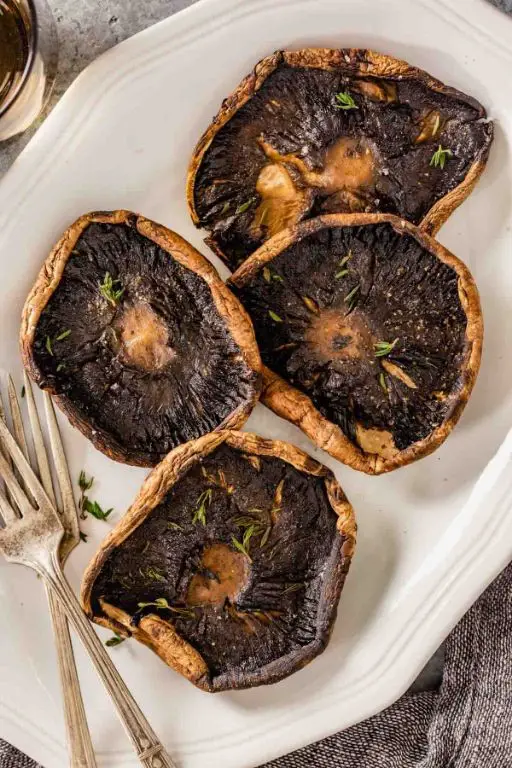 Grilled Portobello Mushrooms with Hollandaise