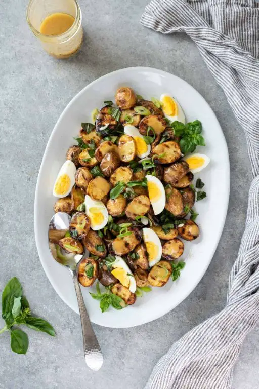 Grilled Potato Salad with Dijon Dressing