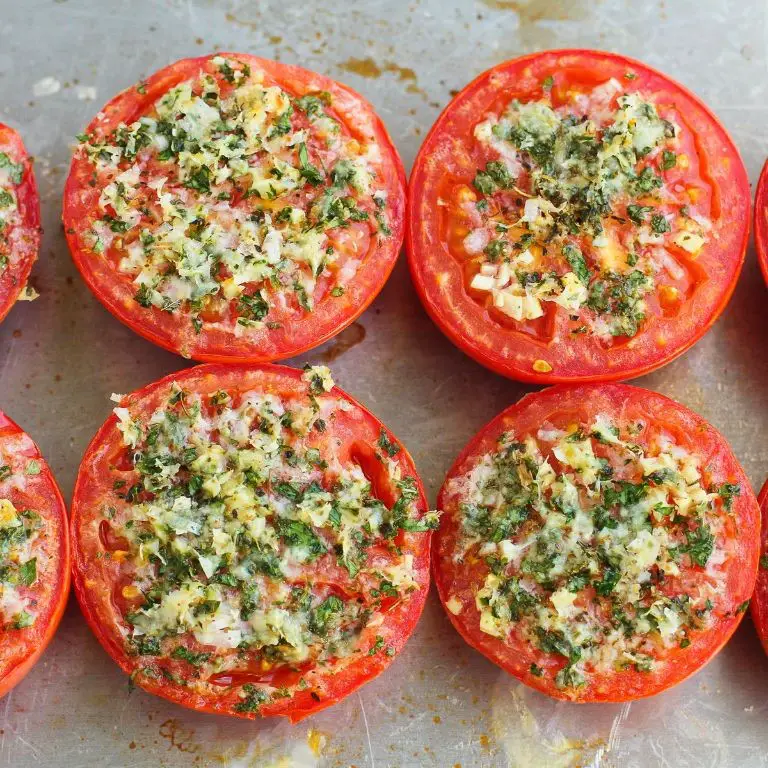 Grilled Tomatoes with Herbs and Parmesan