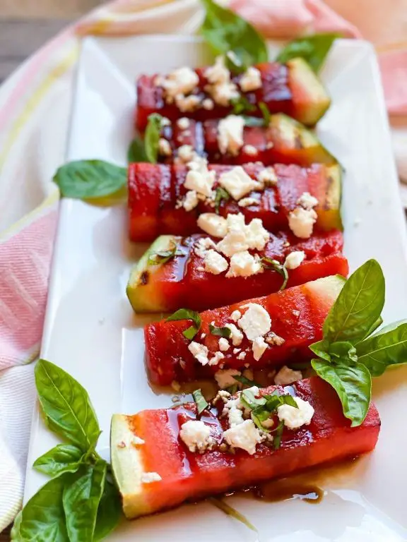 Grilled Watermelon and Feta Salad