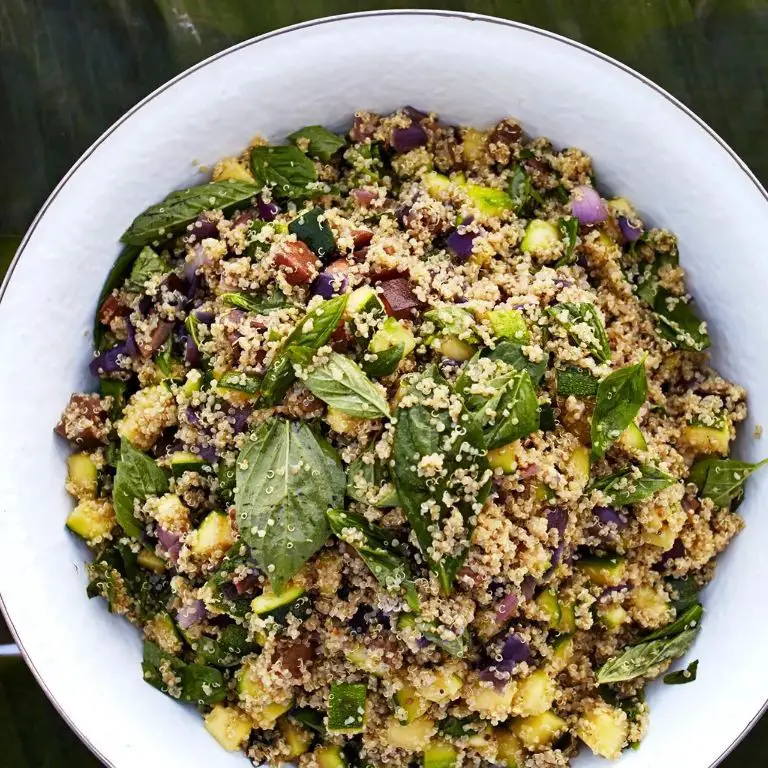 Grilled Zucchini and Quinoa Salad
