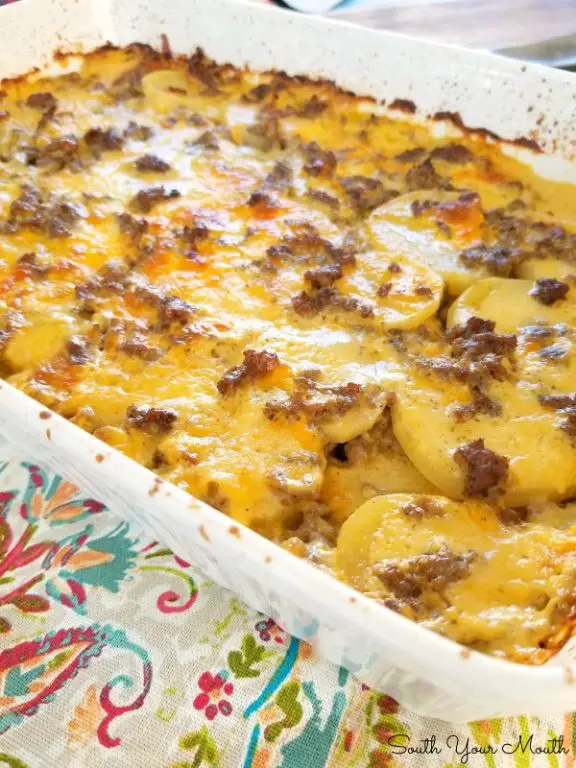 Ground Beef and Potato Casserole