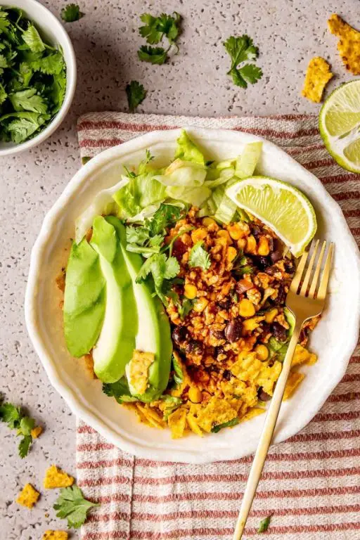 Ground Chicken and Avocado Salad