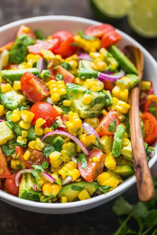 Guacamole and Corn Salad