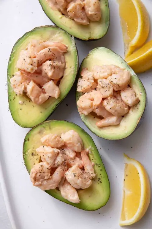 Guacamole and Shrimp Cocktail