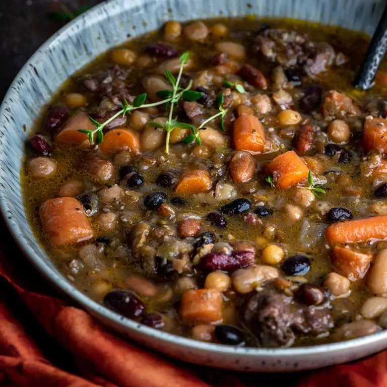 Hearty 15 Bean Soup with Beef