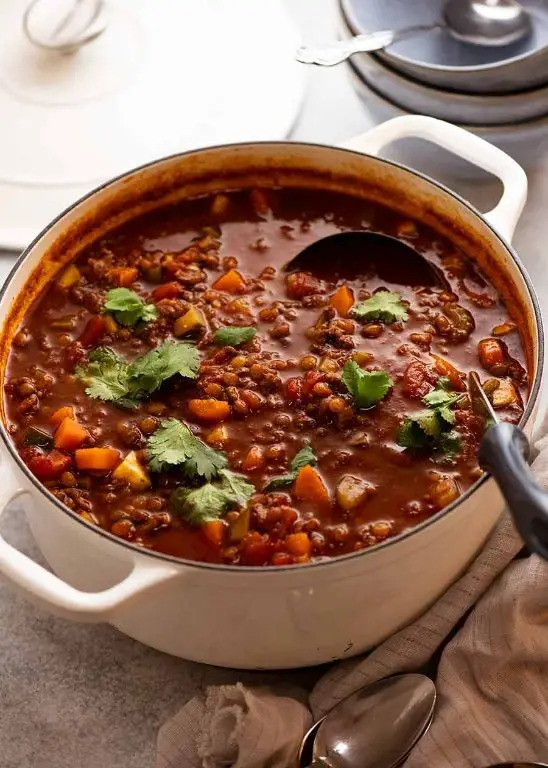 Hearty Beef and Lentil Soup