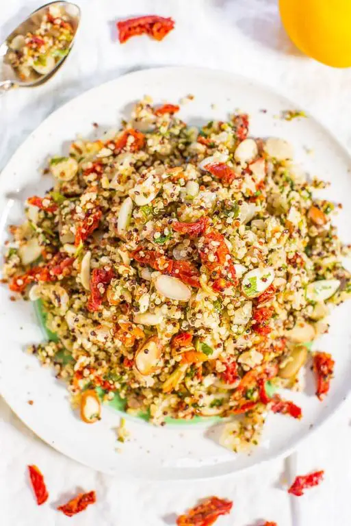 Herbed Quinoa with Sun-Dried Tomatoes