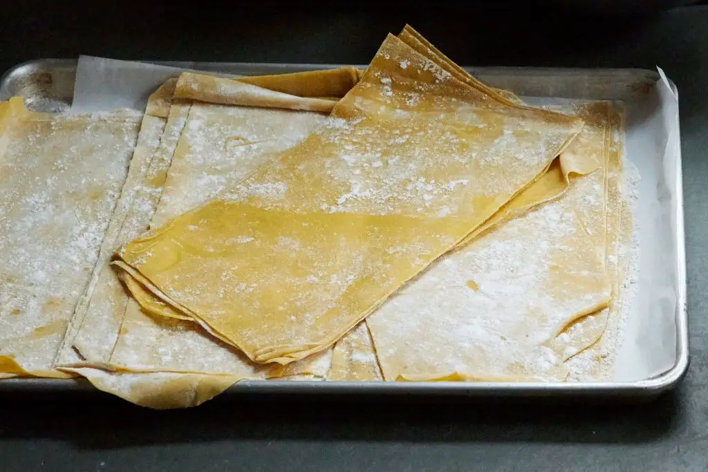 Homemade Fresh Pasta Sheets