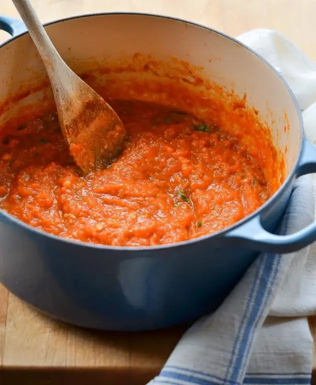 Homemade Tomato Basil Sauce