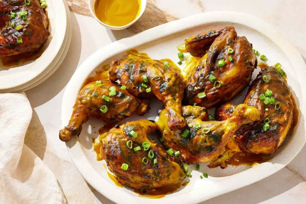 Honey Mustard Glazed Chicken Barb