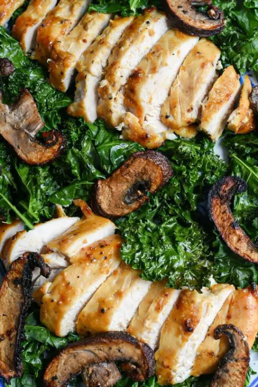 Honey Mustard Glazed Crispy Kale