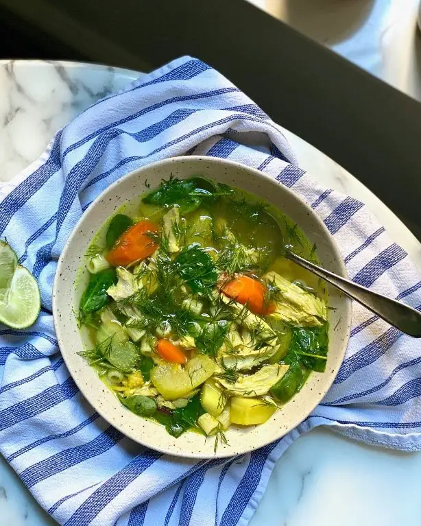 Immune-boosting chicken and ginger recipe for dogs with weak immunity.
