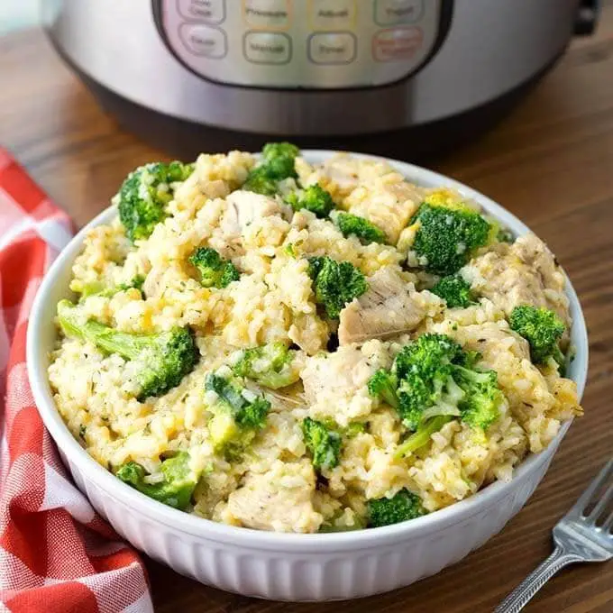 Instant Pot Chicken and Rice Casserole