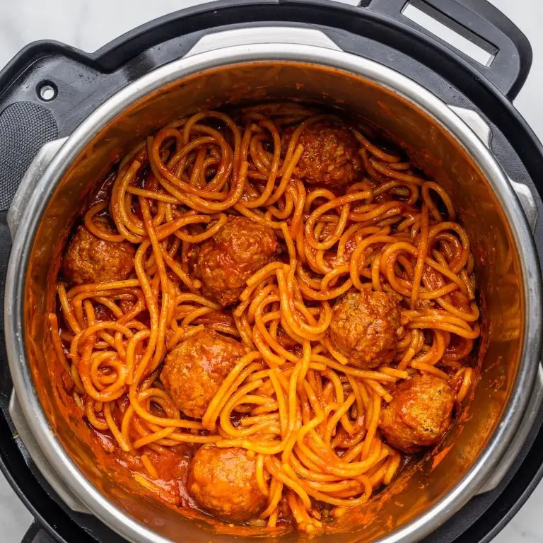 Instant Pot Spaghetti and Meatballs