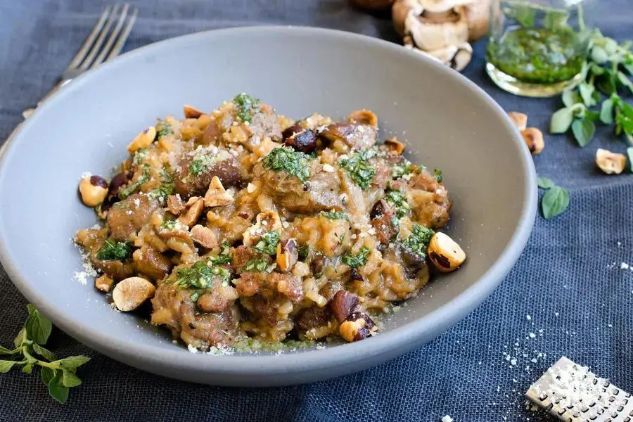Italian Sausage and Mushroom Risotto