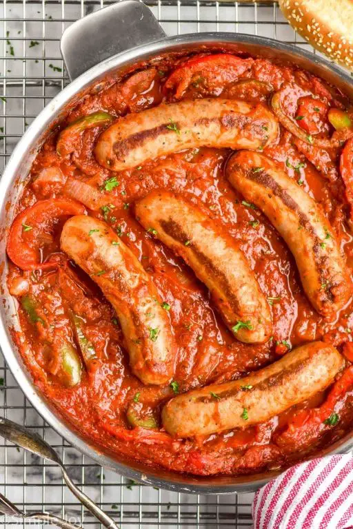 Italian Sausage and Peppers with Marinara