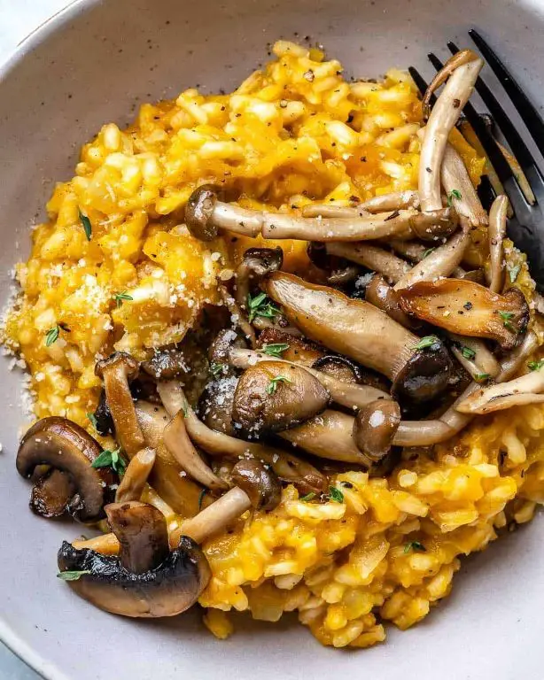 Italian Squash and Mushroom Risotto