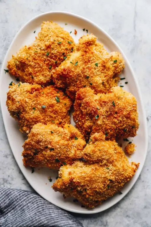 Italian-Style Breaded Chicken Thighs