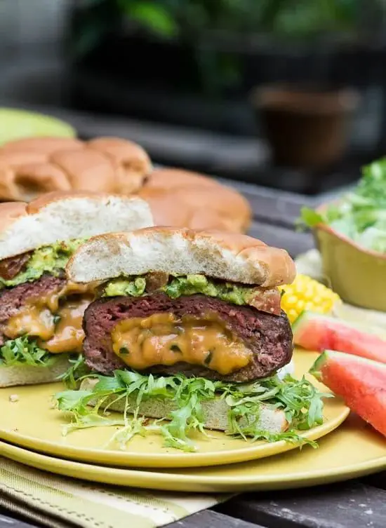 Jalapeno Cheddar Stuffed Burgers
