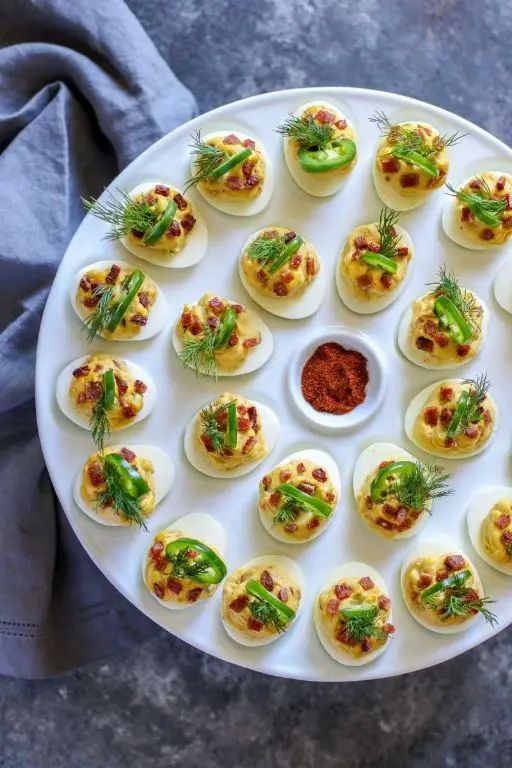 Jalapeno Ranch Deviled Eggs