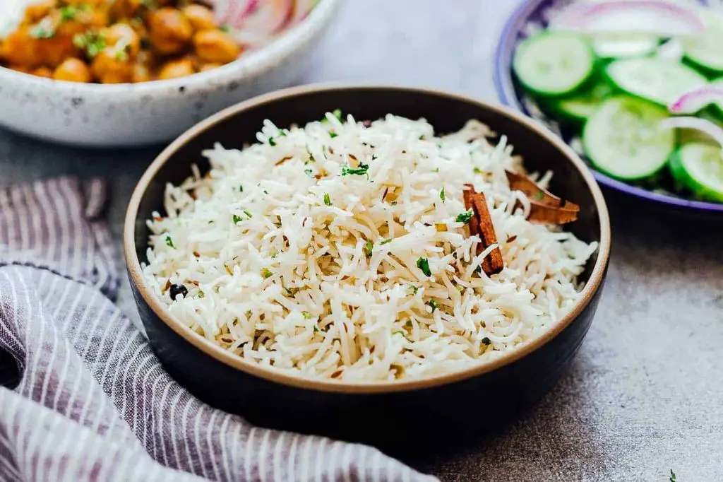 Jeera Rice with Ghee and Cumin Seeds