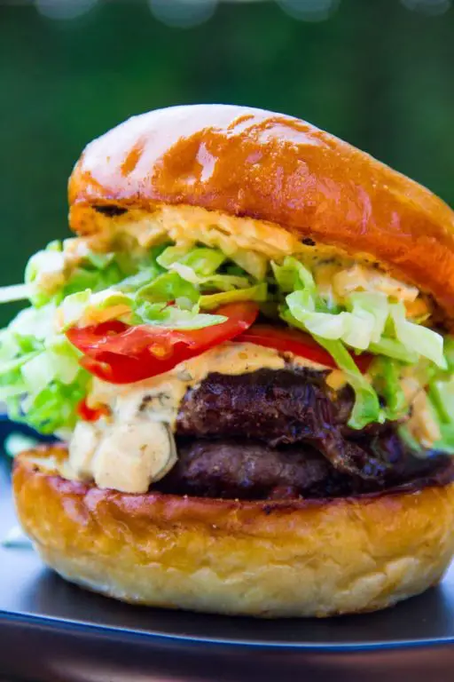 Juicy Beef Burgers with Secret Sauce