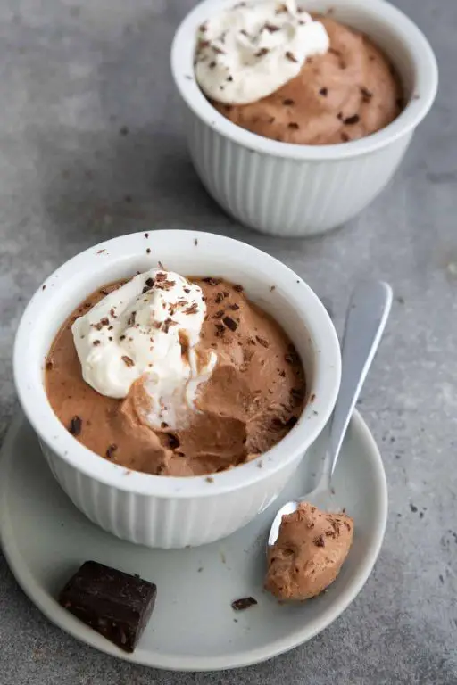 Keto Allulose Chocolate Mousse