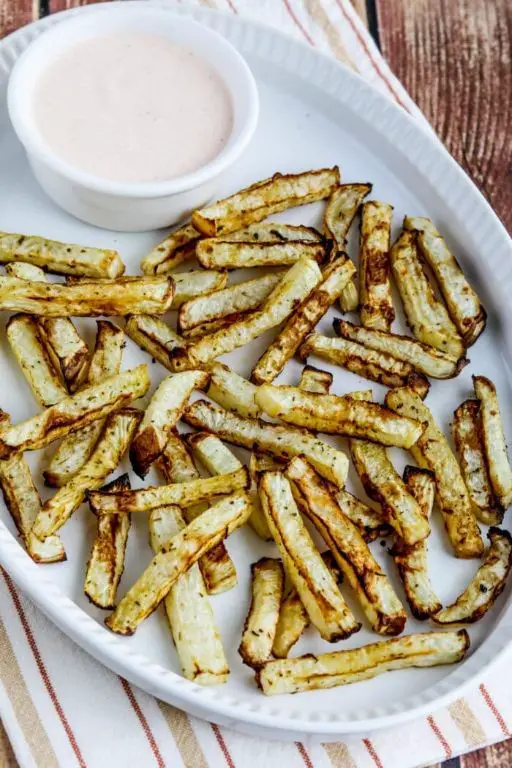 Keto Turnip Fries with Spicy Aioli