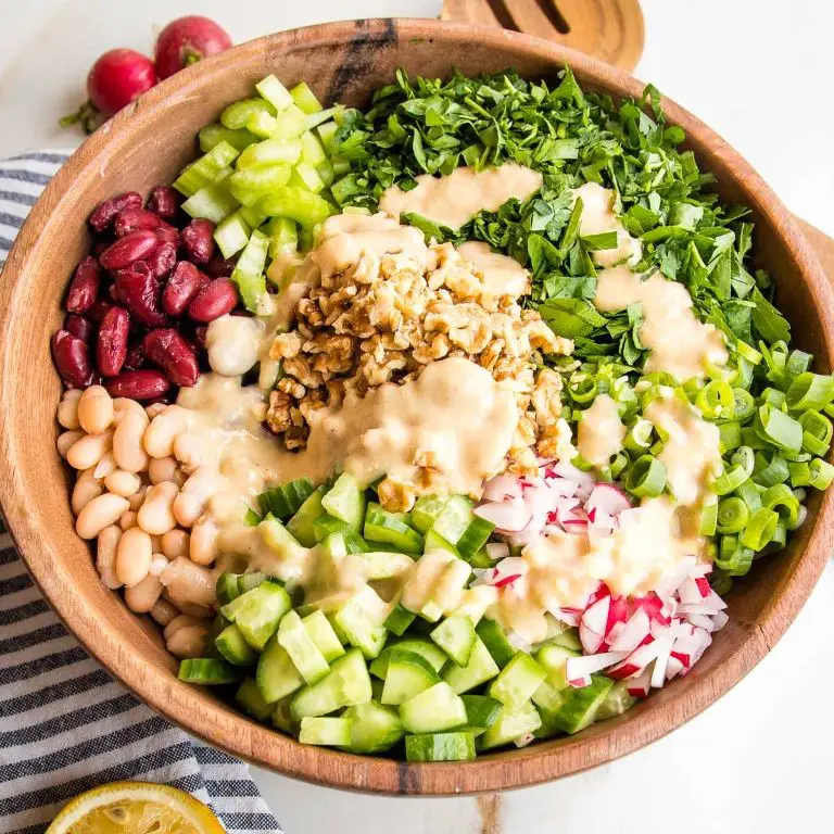 Kidney Bean Salad with Cucumber and Dill